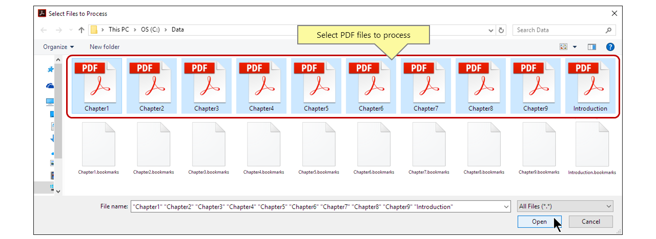 Importing Bookmarks Into Multiple PDF Documents